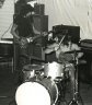 Jerry Gobel, van de groep September.  - Westend, verbouwd met Ludwig-onderdelen. Set was van Cor van der Beek, Shocking Blue.